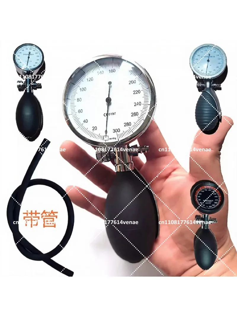 Gas Pressure Gauge Inflatable Leak Tester Hand-Pinched Endoscope Leak Detection Tool