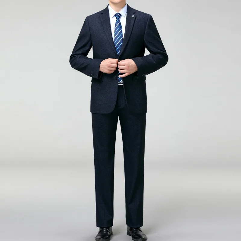 

M10312 Two-piece suit for middle-aged business professional formal dress casual