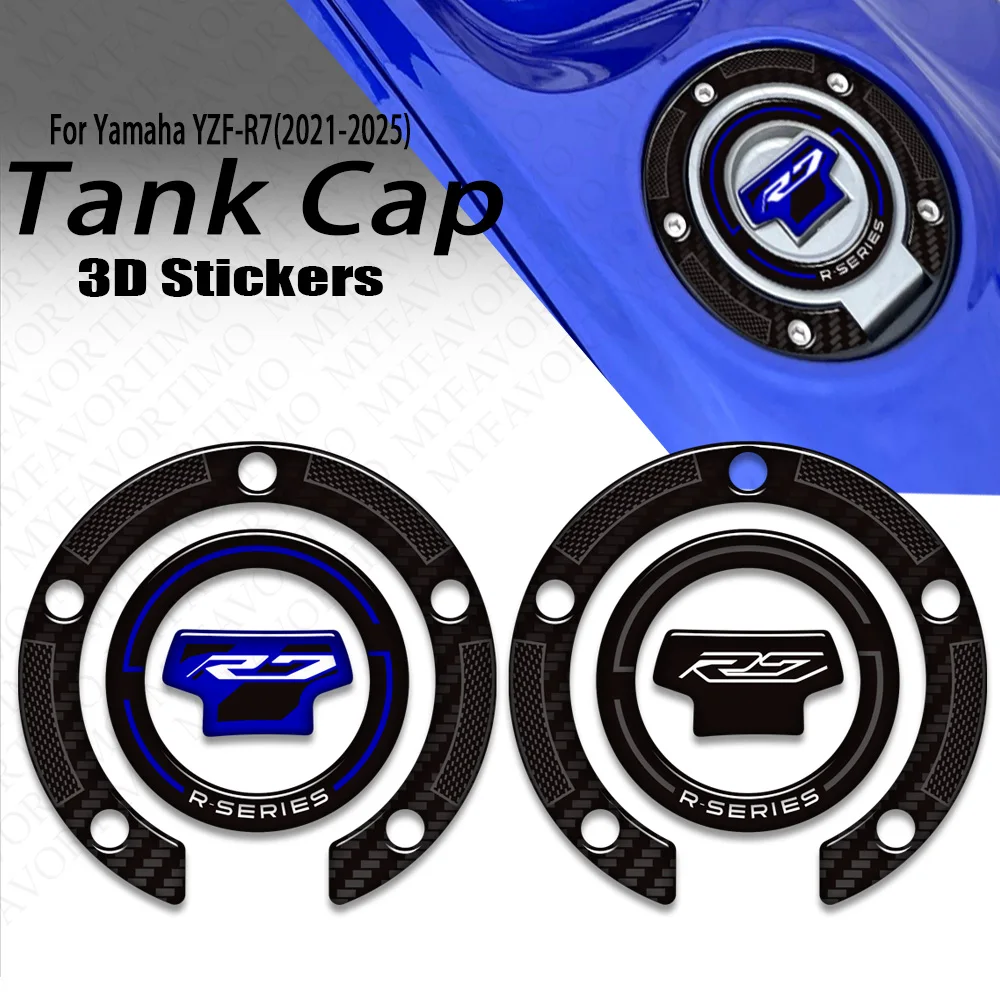 

New YZFR7 Decal Motorcycle Accessorie For Yamaha YZF-R7 YZF R7 Fuel Tank Pad Tank Cap Grips Protection Knee Stickers 2021 - 2025