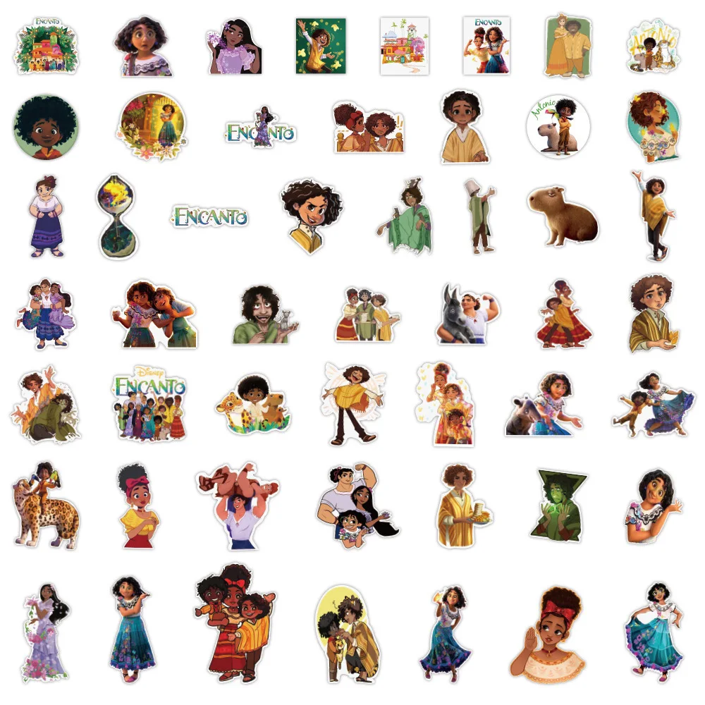 10/30/50pcs Disney Encanto Cartoon Stickers Aesthetic DIY Laptop Scrapbooking Fridge Luggage Phone Cute Stickers Decals Kid Toy