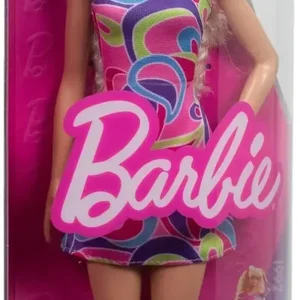 Barbie Fashionistas dolls for girls, vintage collectible toys, wavy blonde, fully hair, dress accessories, 65th birthday 10 Main Sales Head Barbie - №9