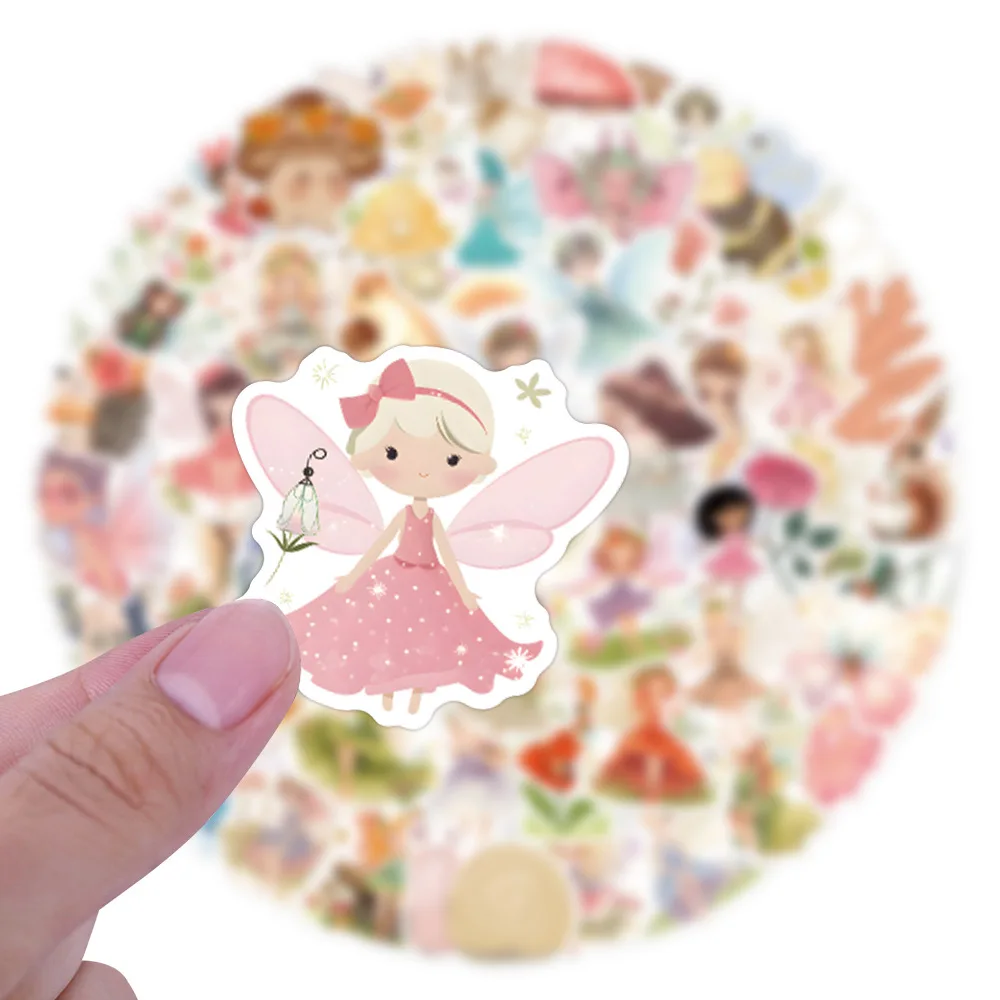 

10/55/110PCS Cartoon Stickers Fairytale Elf Decals Magic Style Graffiti DIY Kids Toys Laptop Phone Guitar Car Bike Decoration