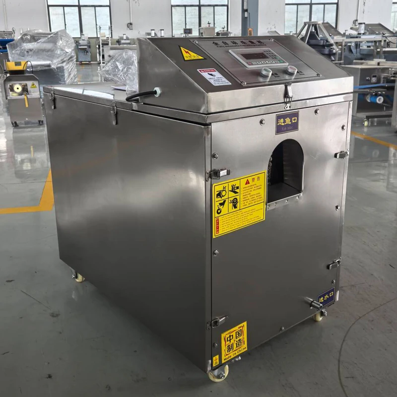 رائجة البيع آلة تنظيف الأسماك آلة تقشير تحجيم الأسماك أطعمة بحرية آلة تنظيف الروبيان الأسماك #5