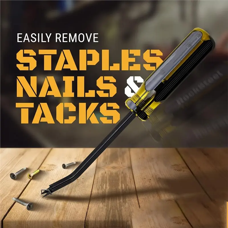 

Инструмент для удаления скоб с ковров и обивки, сверхмощный съемник скоб, выдергиватель скоб