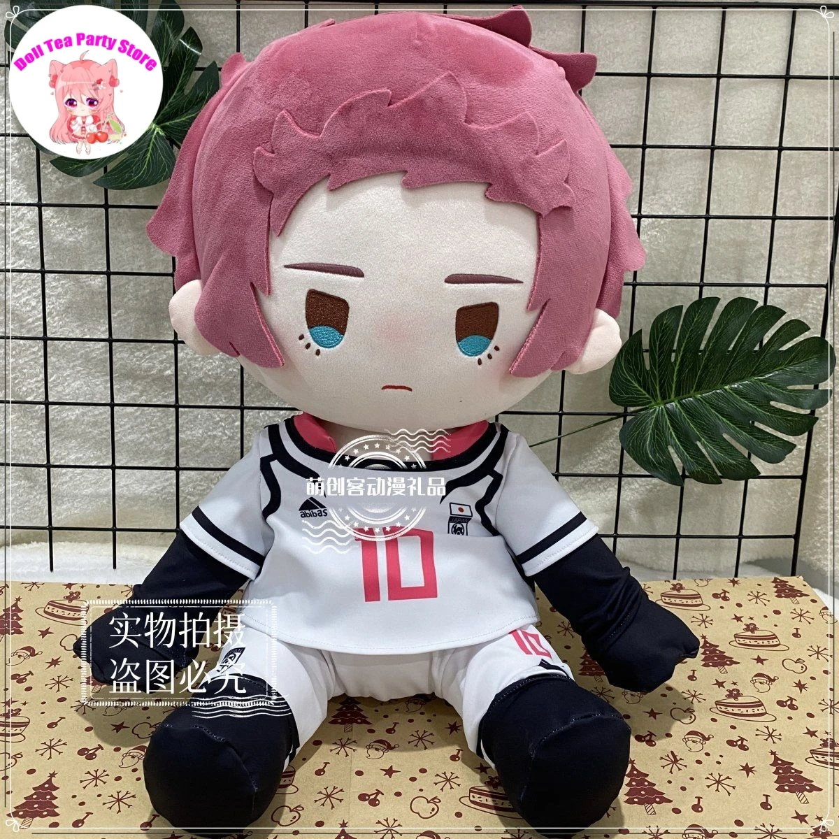 

Anime BLUE LOCK Itoshi Sae Soft Sitting Posture Plush Doll Body Change Clothes 40CM Pillow Stuffed Toy Cosplay Adorable Gift