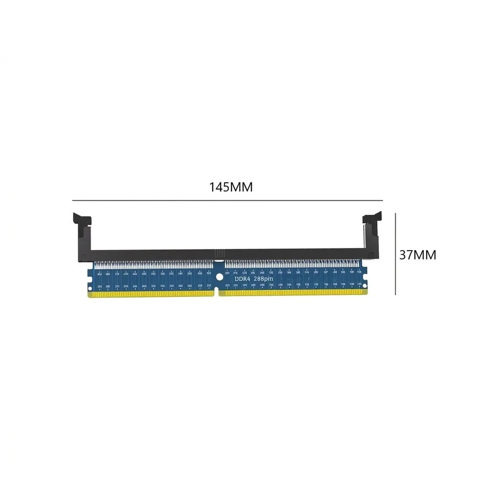 DDR3 DDR4 DDR5 Memory Protective Test Card Adapter with Retention Clips and Extension Board for Safe Installation