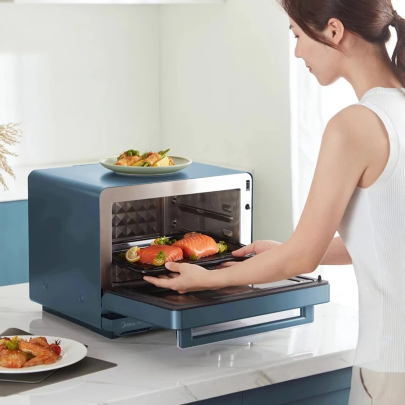 Household Intelligent Frequency Conversion Microwave Oven 220V Steam Baking Oven Micro Steaming and Baking All-in-One Machine