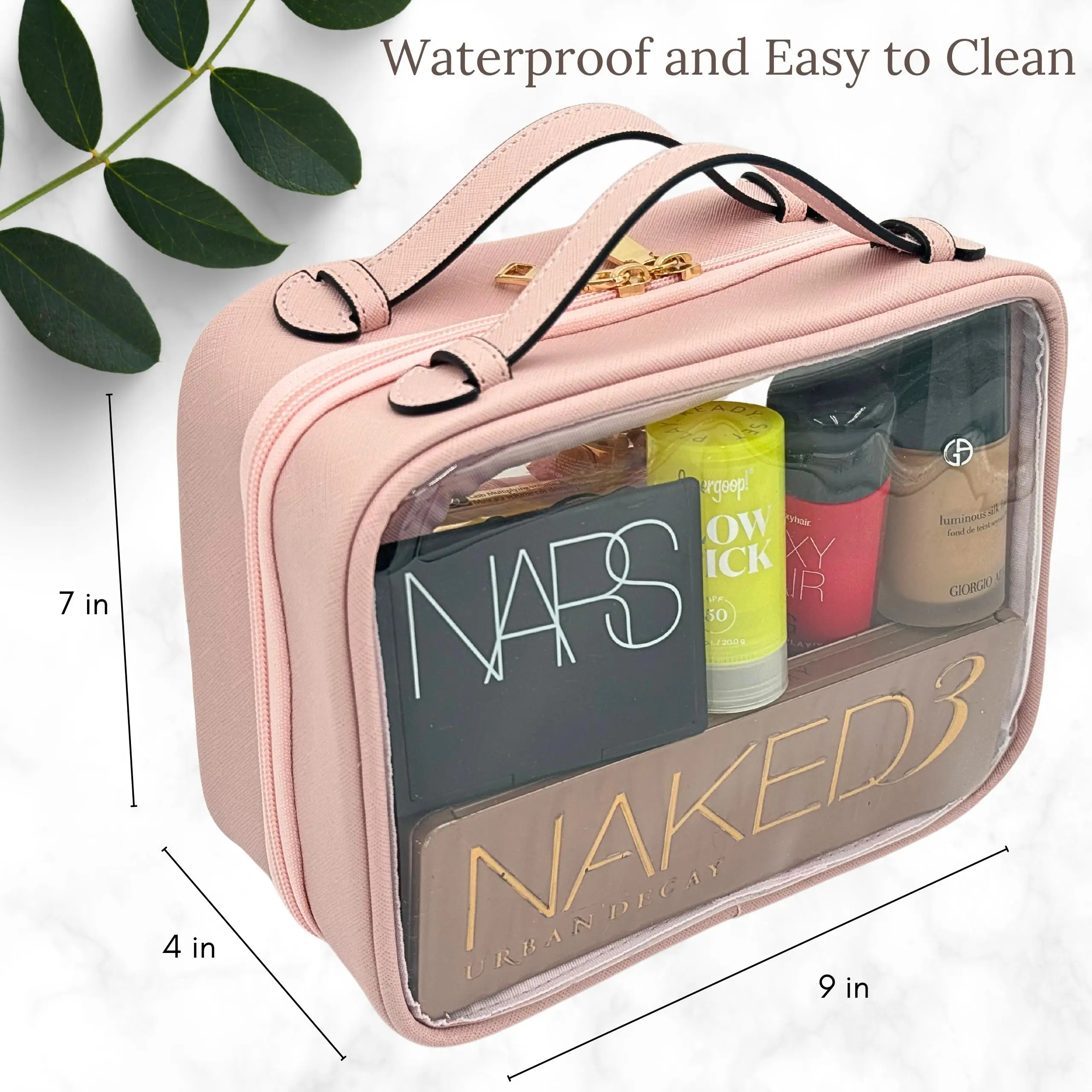 Trousse de maquillage transpar - Women Vanity Bags avis et prix