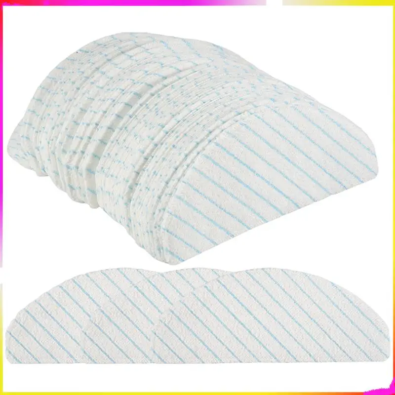 M04K 100Pcs Disposable Microfiber Mopping Pads For Ecovacs Deebot OZMO T8 T9 AIVI N8 Pro+ Vacuum Cleaner Parts