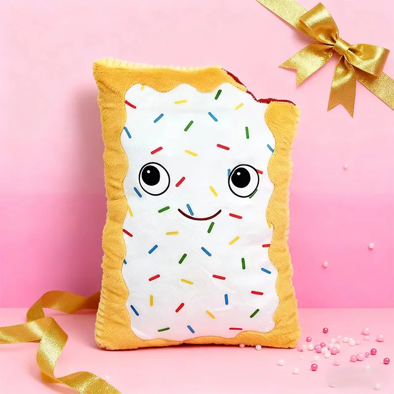 

48CM Kawaii Simulation Cartoon Biscuit Plush Toys Creative Sweet Snacks Foods Soft Pillow Cushion Kids Sleep Toys Birthday Gifts