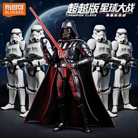 Genuine Blokees Star Wars Imperial Stormtrooper Boxed Darth Vader Empire Charge Collection Action Figures Toy for Birthday Gift