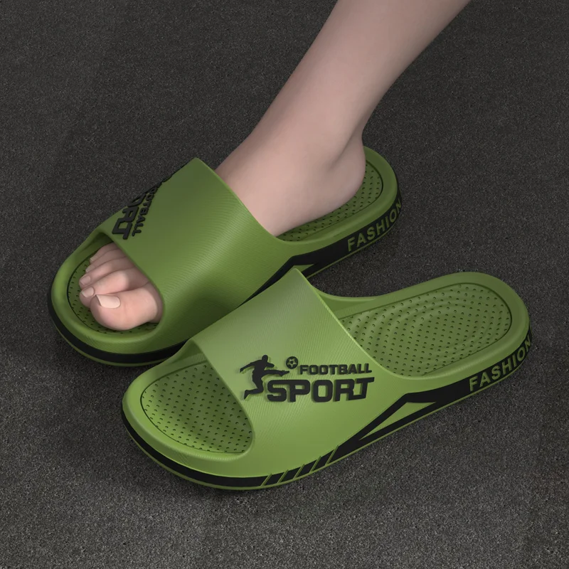 Fashion Men's Sandals Summer EVA Comfortable Anti-Slip Soft Soles House Slippers for Indoor Outdoor Wear Breathable Shower Slide image 6