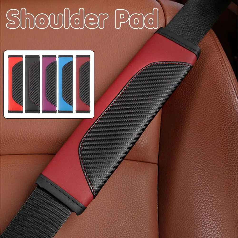 

Pu Leather Safety Belt Shoulder Cover Breathable Pad Car Padding Accessories R4m7