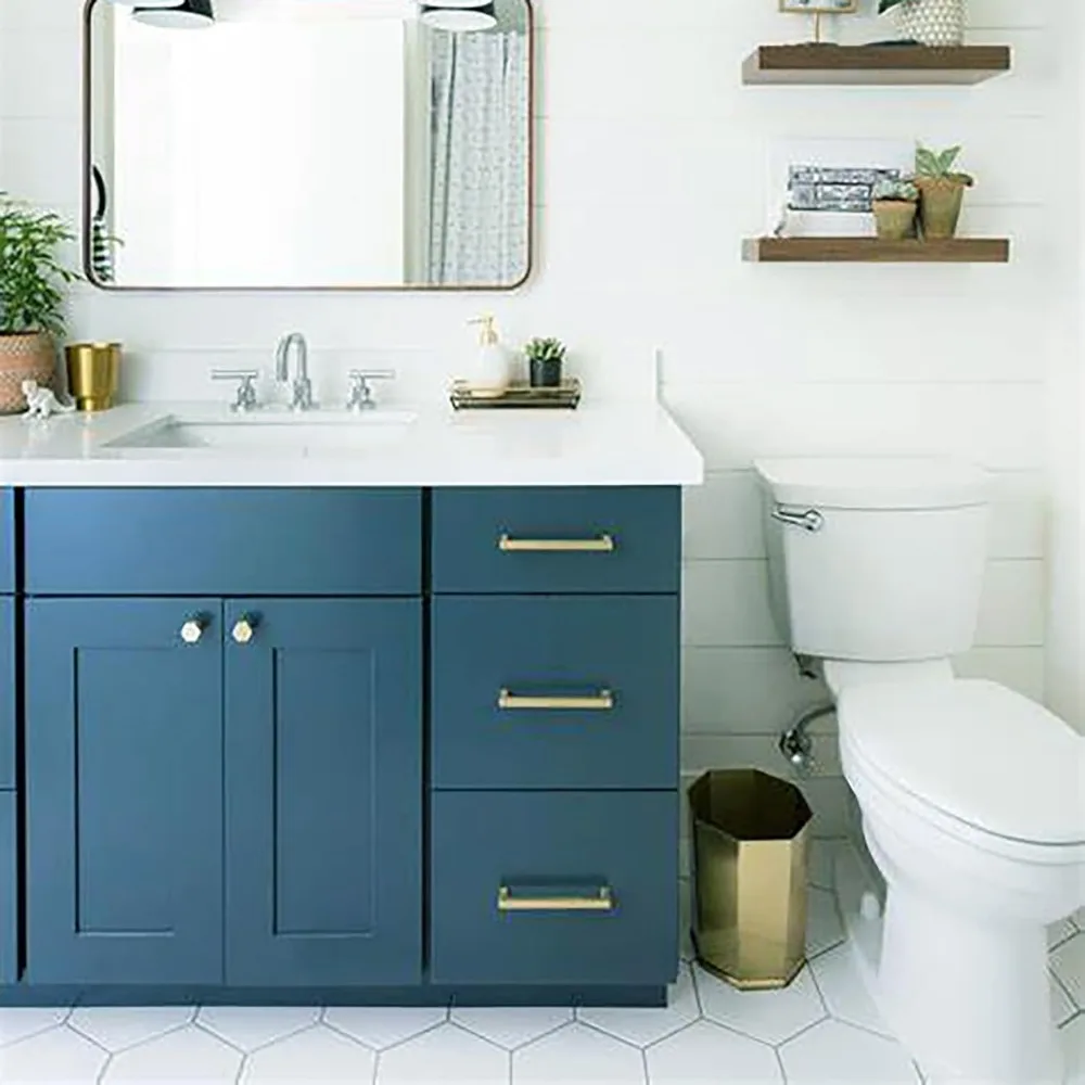 ورق جدران لخزانة المطبخ من الفينيل قابل للإزالة مقاوم للماء باللون الأزرق النيلي، مقاس 24 × 394 بوصة، قابل للتقشير واللصق، ورق اتصال طويل الأمد للمقصورة