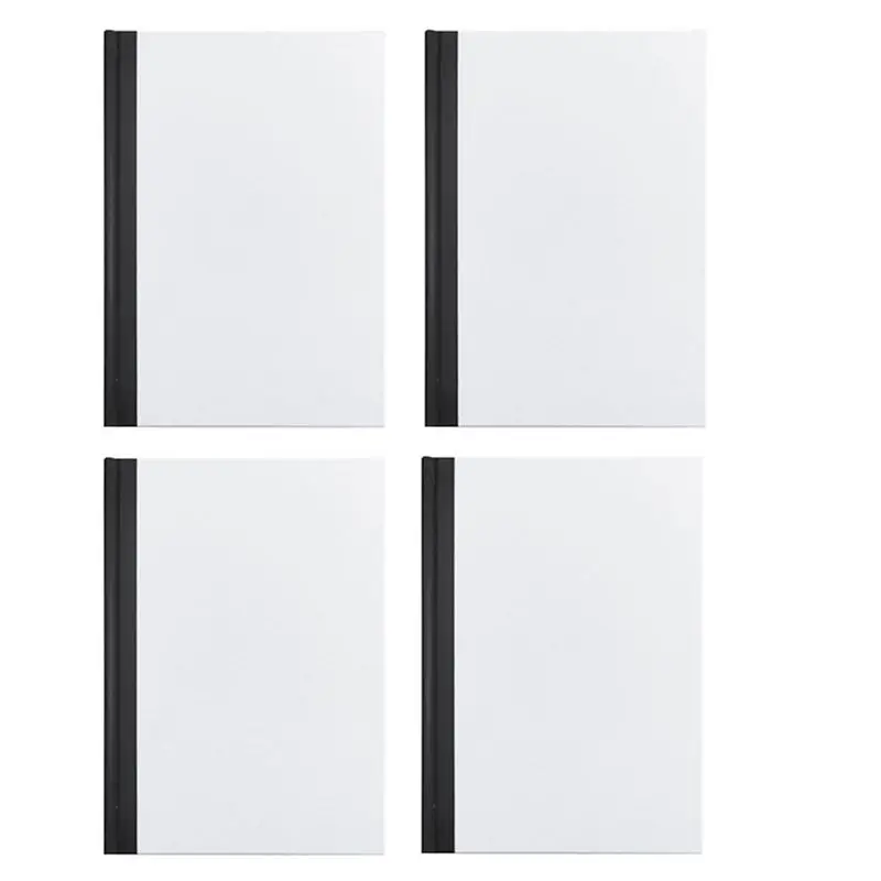 L63A 4Pcs Sublimation Blank Notebook A5(215X145mm )100 Sheets Notebook Sublimation Notebook for School Supplies
