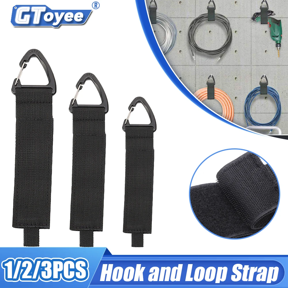 

Reusable Hook-and-Loop Fastening Cable Strap Triangle Buckle Wire Manager Nylon Fixed Wire Tie Heavy Duty Wire Storage Strap