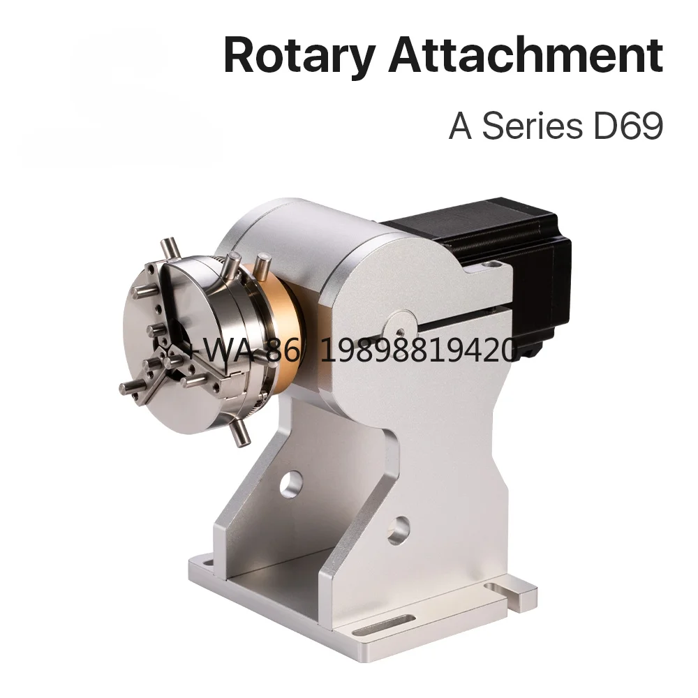 Rotary Attachment with Driver for Fiber  Marking Rotating fixture  engraving accessories