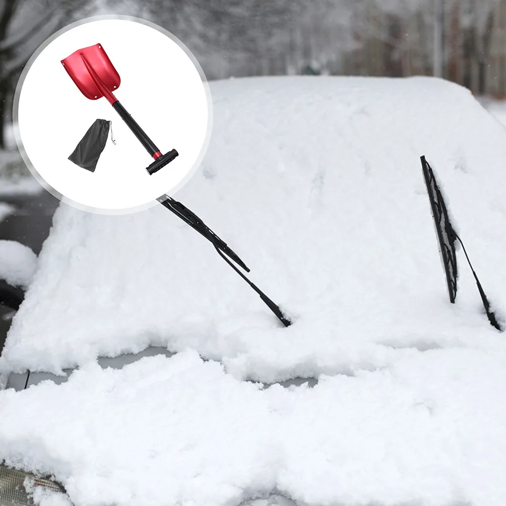 

Car Off-road Shovel Collapsible for Aluminum Snow Shoveling Retractable Ice Scrapers Foldable