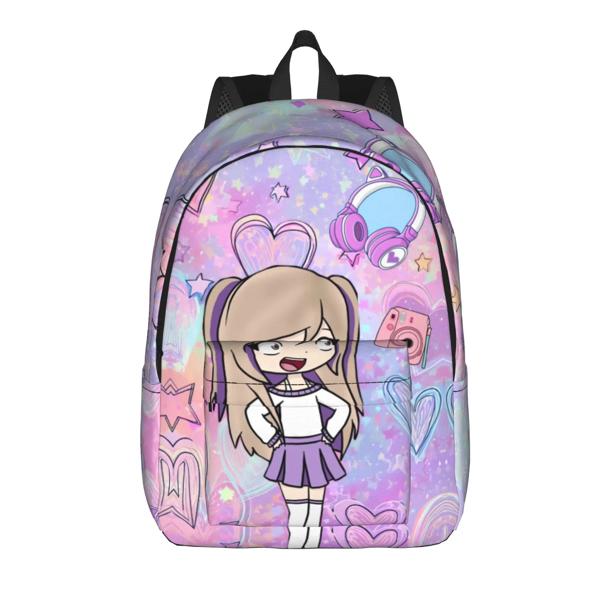 Dense Real Mix Collage Lyna Vallejos Backpack Boy  Big Backpacks Polyester Leisure High School Bags Travel High Quality Rucksack