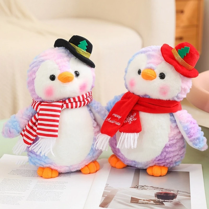 Practical Penguins Plush Collection Soft Stuffed Animals Accessory for Holiday Gifts or Nursery Room Decorations