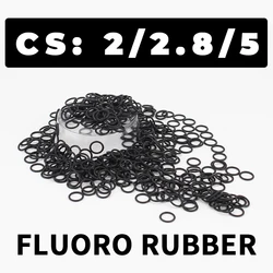 Thickness CS2/2.8/5mm Black FKM O-ring FPM fluorine rubber sealing gasket elasticity rubber washer ring Spot wholesale