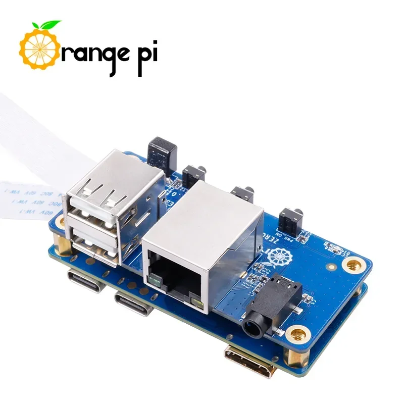 Orange Pi-Carte ontari2 W, 1 Go + 6 000, DDR4, Allwinner H618, Mini PC, WiFi + BT, BLE SBC, Ordinateur à carte unique