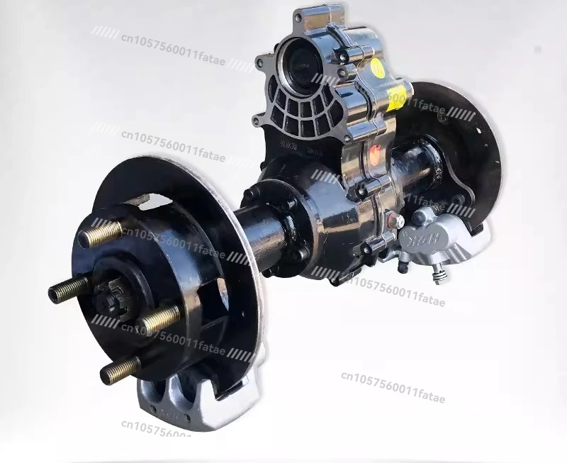 Electric Tricycle, Four-wheeler, Disc Brake, Rear Axle, Integrated Low-power Motor Axle