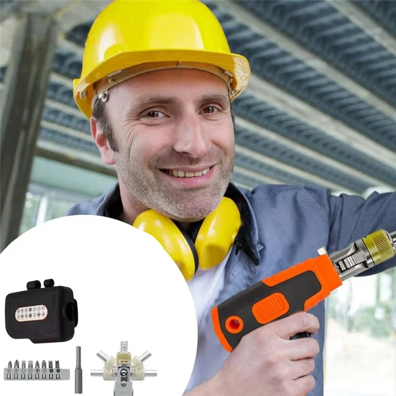 A72P Ratschenschraubendreher, 180-Grad-verstellbarer Winkel, Schraubendreher, Elektronik, Computer-Werkzeuge, Reparatursatz, ergonomischer Mutternantrieb