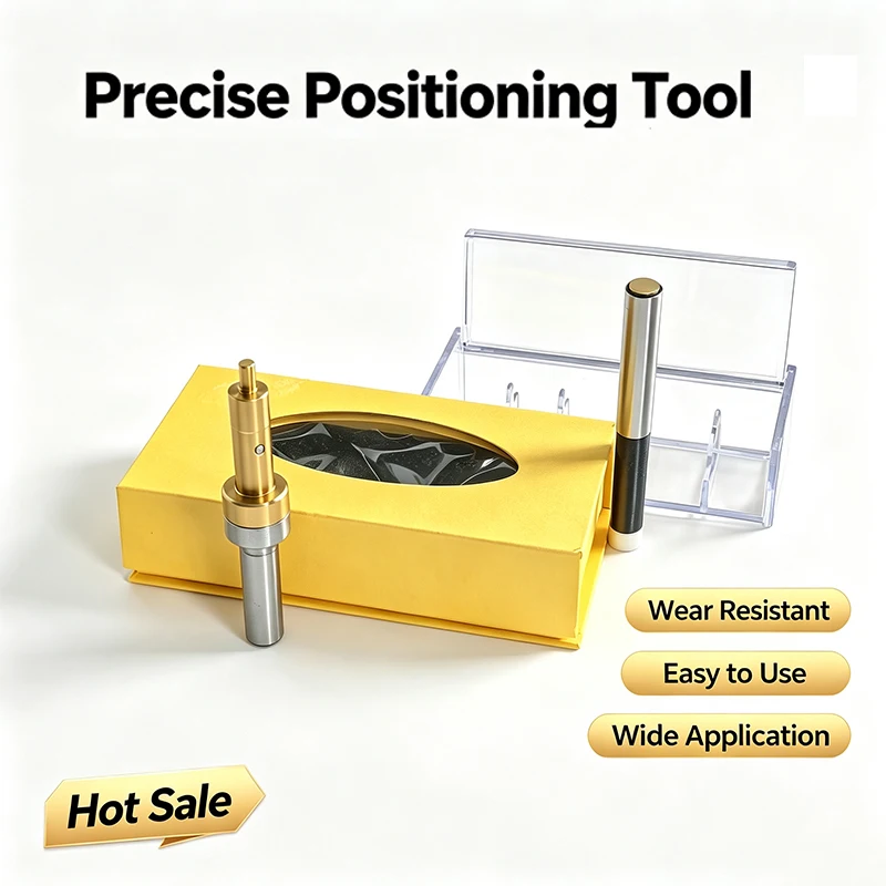 Non‑Magnetic Mechanical Edge Finder 10mm Ceramic Touch Point High Precision Work Edge Locator for CNC Milling Lathe Machine 1pc