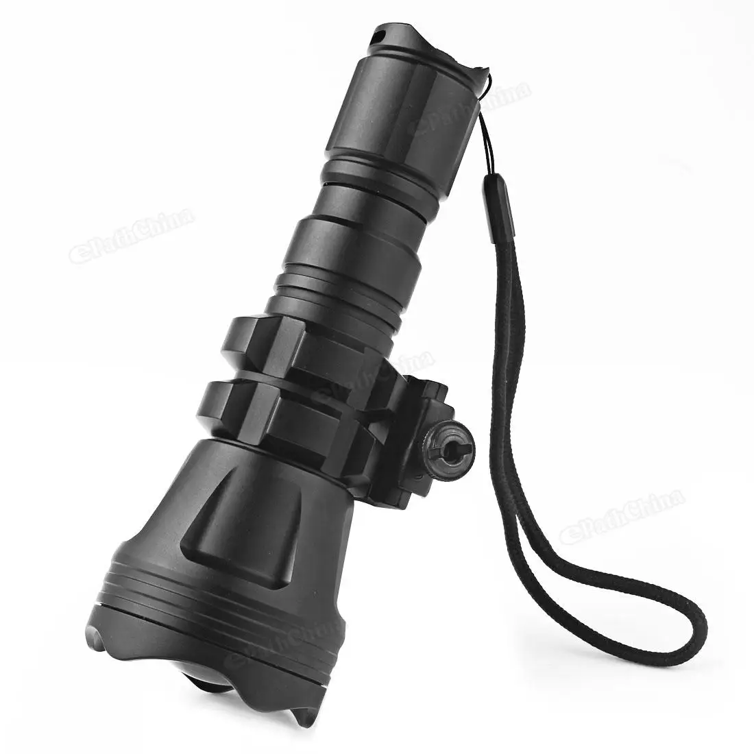 SecurityIng B158 Convex Lens Zoom Flashlight U4 LED Torch Hunting Light 900 Lumens Aluminum Tactical Flashlight