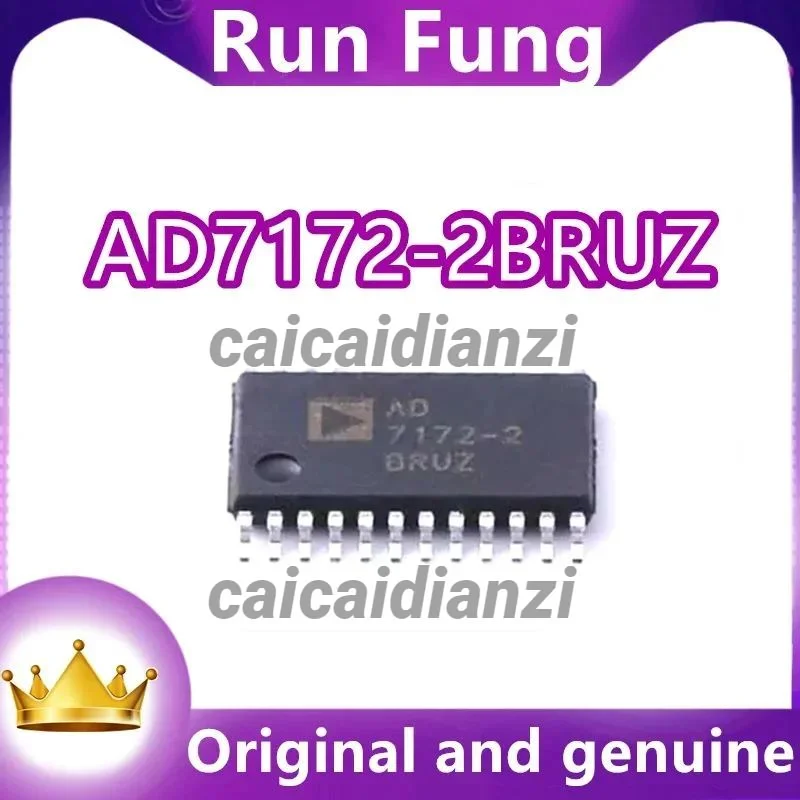 

AD7172-2BRUZ-RL7 AD7172-2BRUZ 24 Bit Analog to Digital Converter 2, 4 Input 1 Sigma-Delta 24-TSSOP 5Pcs/Lot New Original