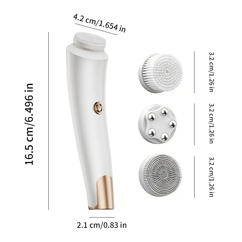 

Household Facial Charging Convenient Beauty Electric Vibration Waterproof Face Washer