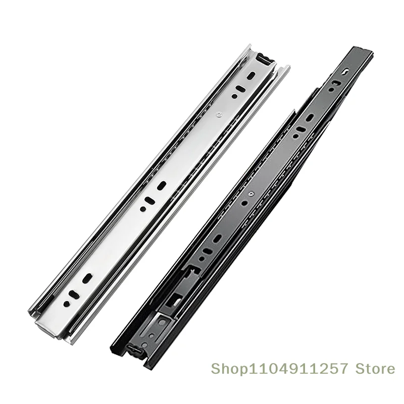 

1 Pair Full Extension Ball Bearing Drawer Slides 12 22 Inch Heavy Duty Side Mount File Cabinet Rails Dresser Runner Kitchen