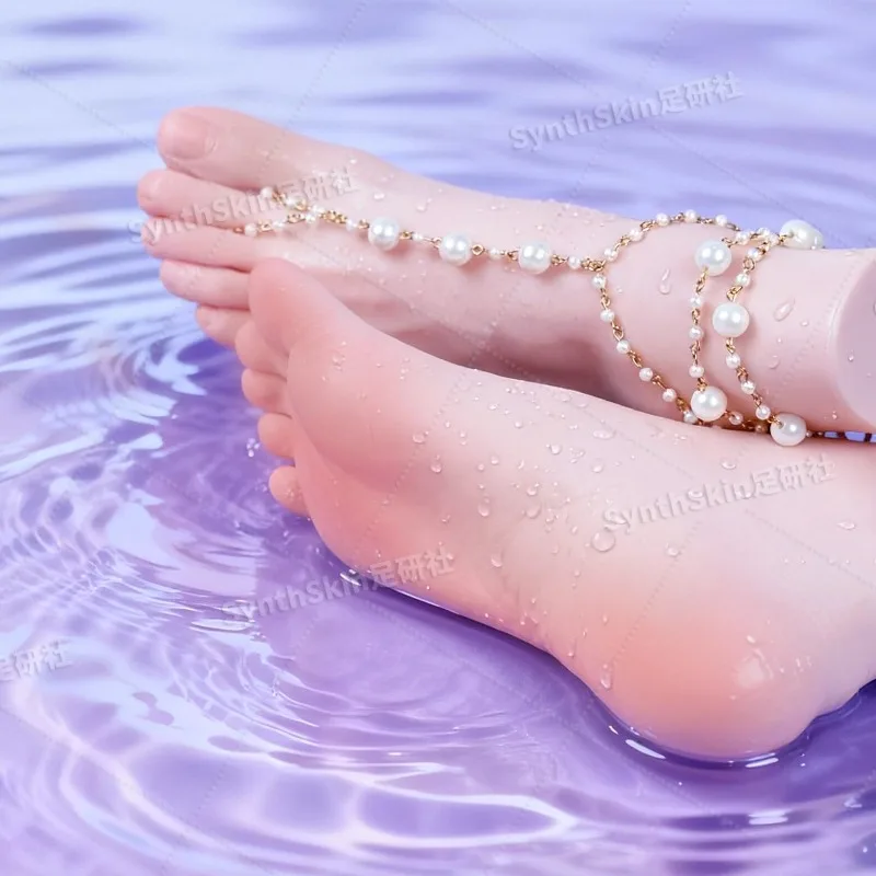 Jade feet cute sister size 36 real foot model shooting props