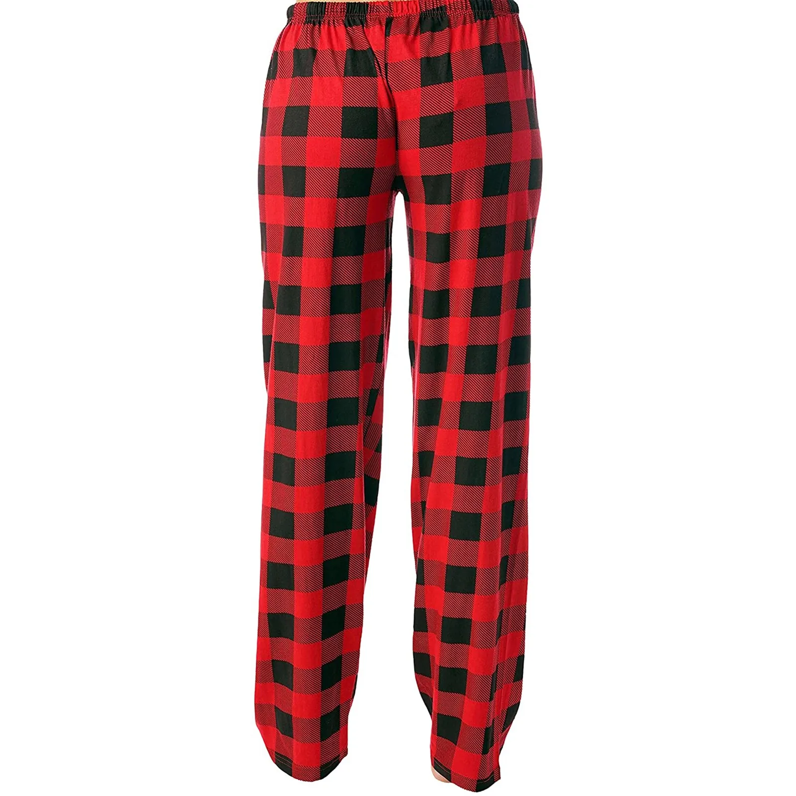 Women\'s Summer Pants 2023 Trendy Autumn Winter Plaid Printed Pants Full Length Long Trousers Sports Pants, S-2XL