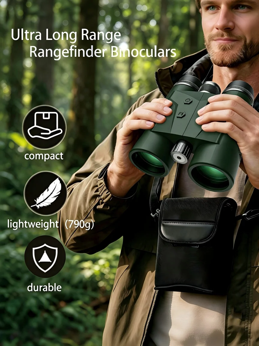 狩猟用距離計付き双眼鏡、Gravoptics 10x42高倍 - Hunting Outdoor Watch のレビューと価格