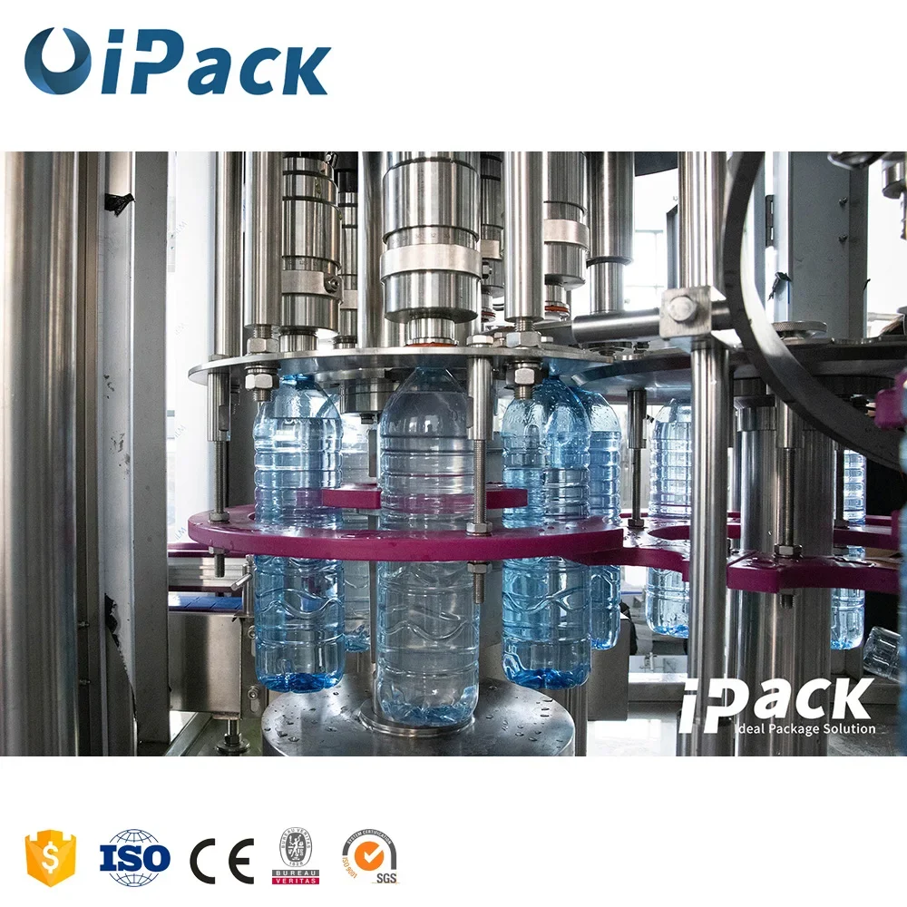 Complete Automatic Plant A to Z Sparkling Mineral Pure Drinking Water Production Filling Line