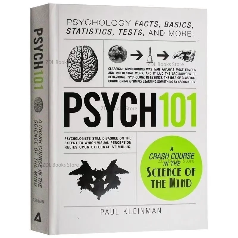 couse bater na ciencia da mente referencia psicologia popular ingles livro psych 101 por paul kleinman a 01