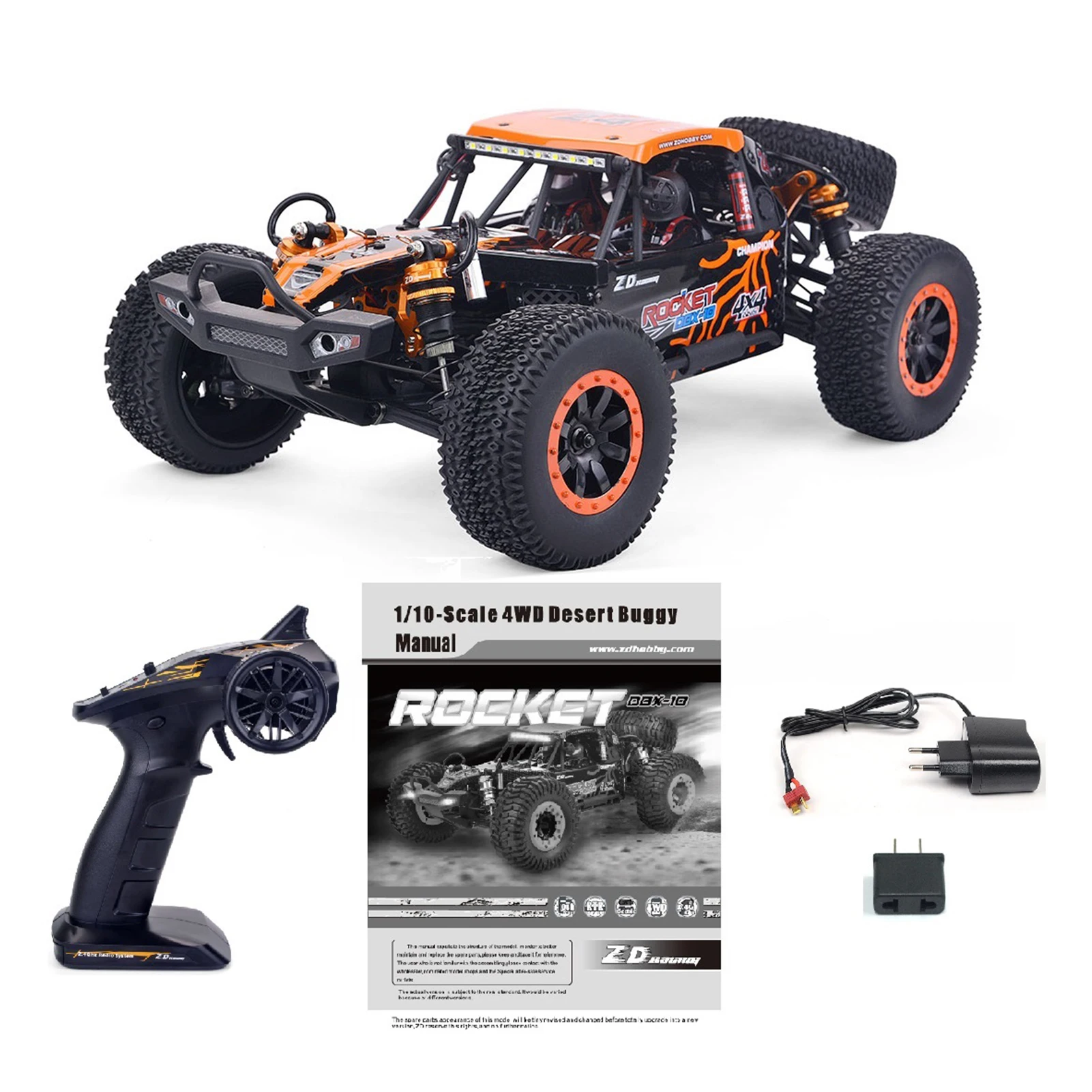

ZD Racing 1/10 DBX 10 RC Car 2.4G Desert Truck Car 4WD Brushed/Brushless High Speed Off Road Vehicle 80KM/h RC Car Kid Toy Gifts