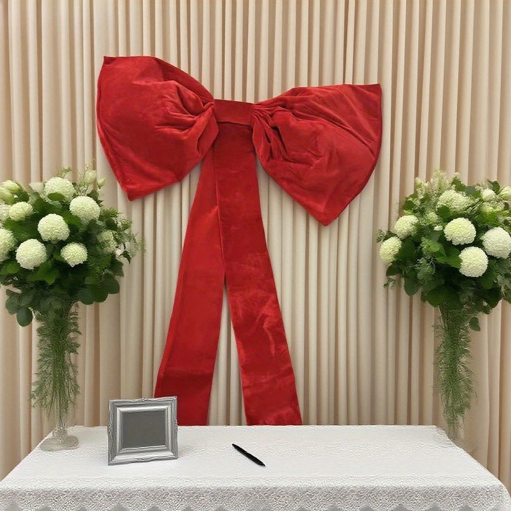 

Bow Party Backdrop, photobooth props Bow Decor for Holiday Party, Tie for Birthday Party Backdrop Wall Decor Christmas wedding