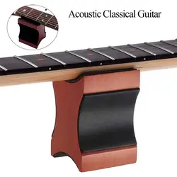 Guitar Neck Rest Support Pillow Mahogany Material 2 Usage Height Luthier Tool For Electric Acoustic Guitar Bass Mandolin U7S2