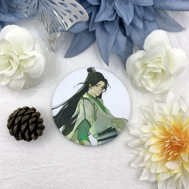 Anime Self Rescue System of Scum Villains Brooch Pin Cosplay Shen Qingqiu Luo Binghe Badge Brooches Bag Accessories Jewelry Gift