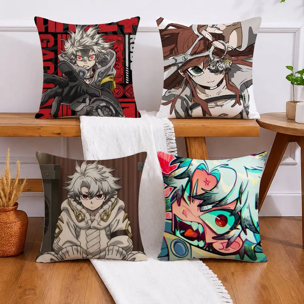 Anime G-Gachiakuta Pillow Case Cushion Cover Throw Pillow Case For Car Sofa