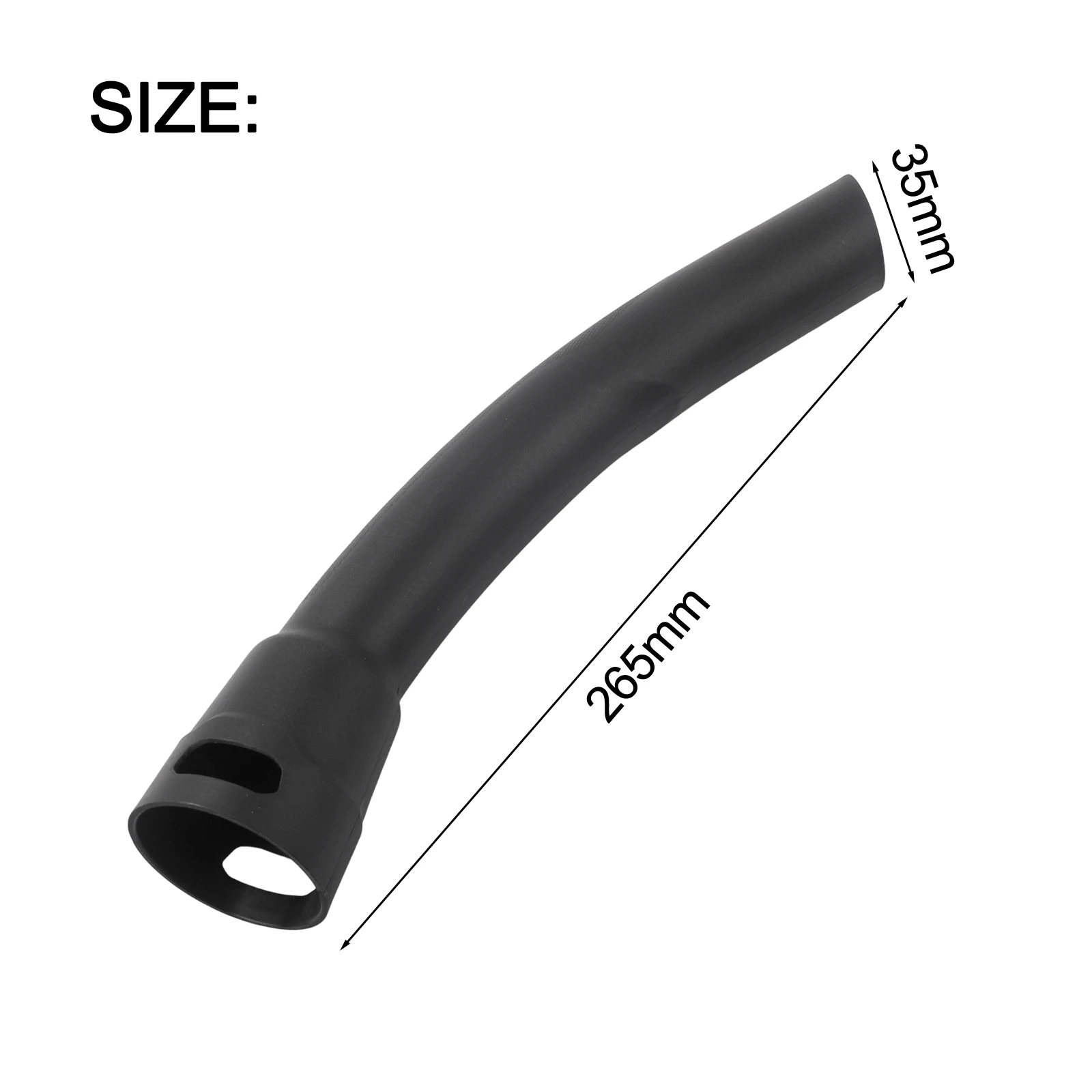 35mm Diameter Handle Vacuum Cleaner Handle Ergonomic Design Flexible Design For Access Black Accessory Color For Karcher WD1