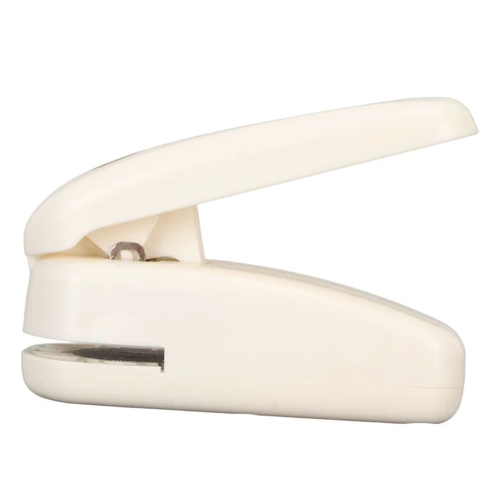 Ring Shape Hole Punch Compact Size Foldable Design Paper Hole Punch Lever Action Metal Construction Craft Paper Punch