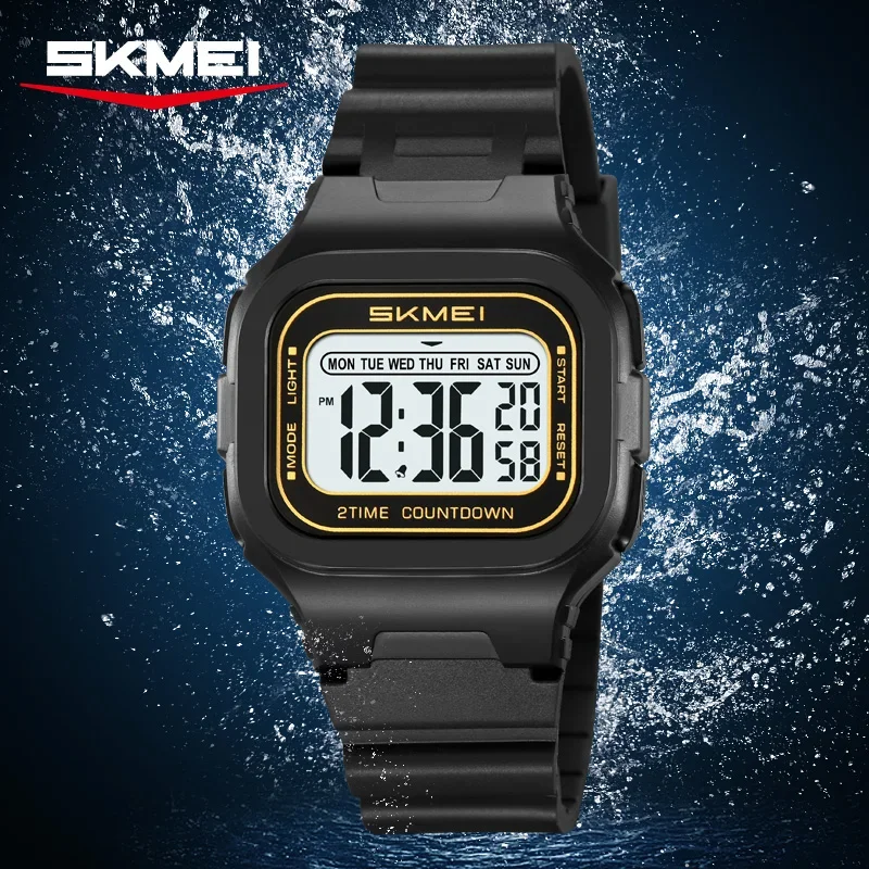 SKMEI 2343 Mens Wristwatches Military LED Sports Waterproof Shockproof Digital Watch for Men Didplay Alarm Clock Reloj Hombre