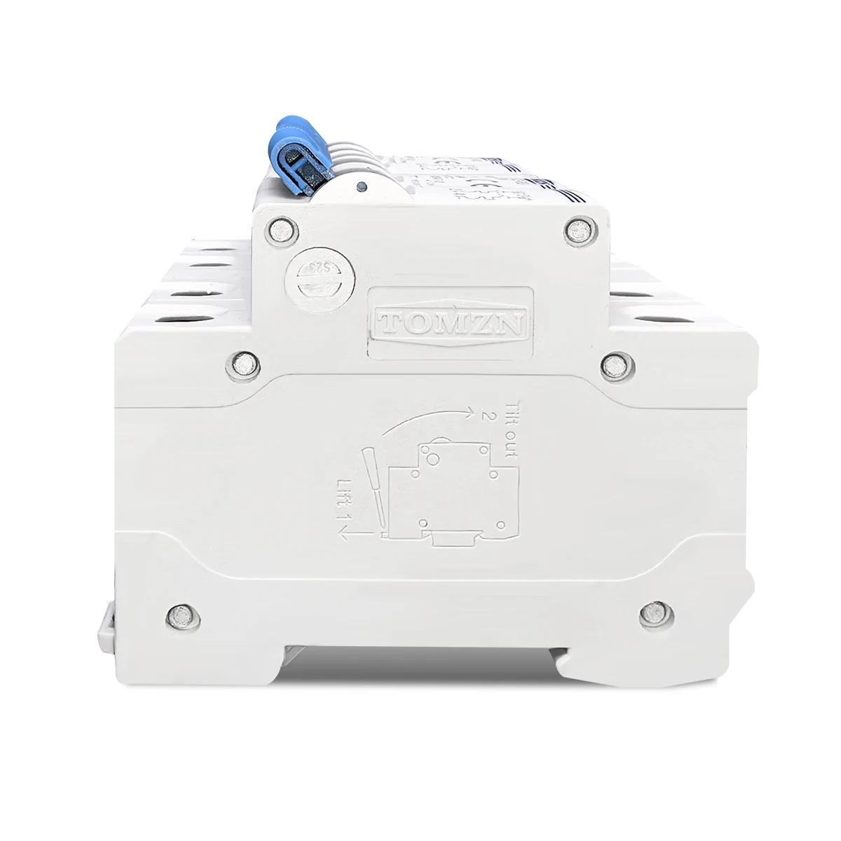TOMZN 2P Plus 2P DC MTS Dual Power Manual Transfer Switch Circuit Breaker MCB For PV System 2P+2P
