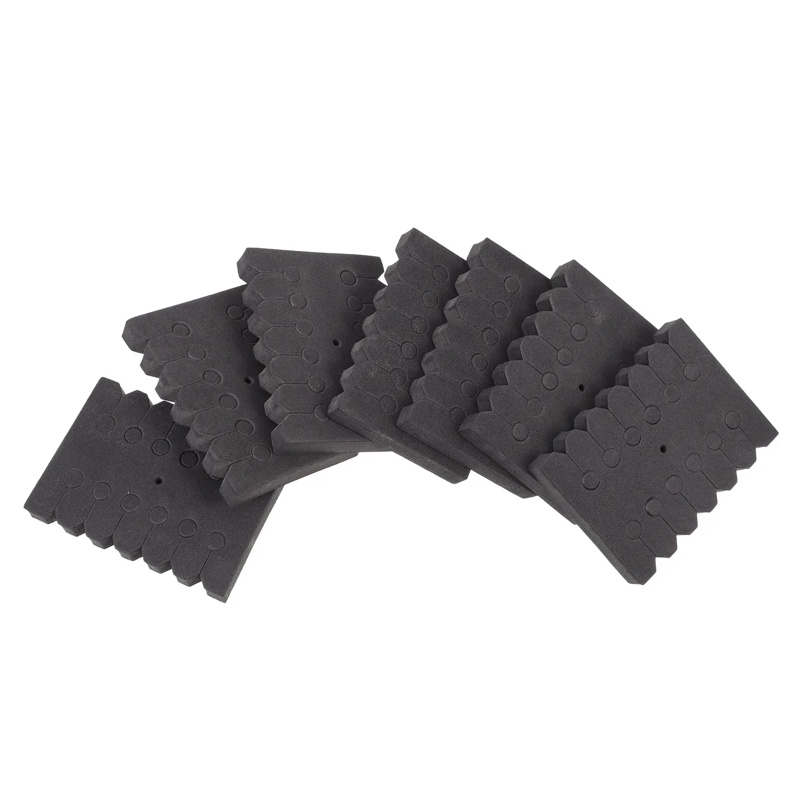 

7Pcs Arrow Separator Sponge Rack Durable EVA Lightweight Square Holder for Fiberglass Wooden Aluminum Arrows Archery Hunting