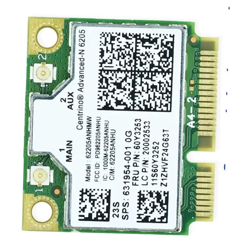 for 6205AN Centrino Advanced-N 6205 62205ANHMW FRU 60Y3253 300M 5G WiFi Wireless Network Card for  x220 x230 L420 L520
