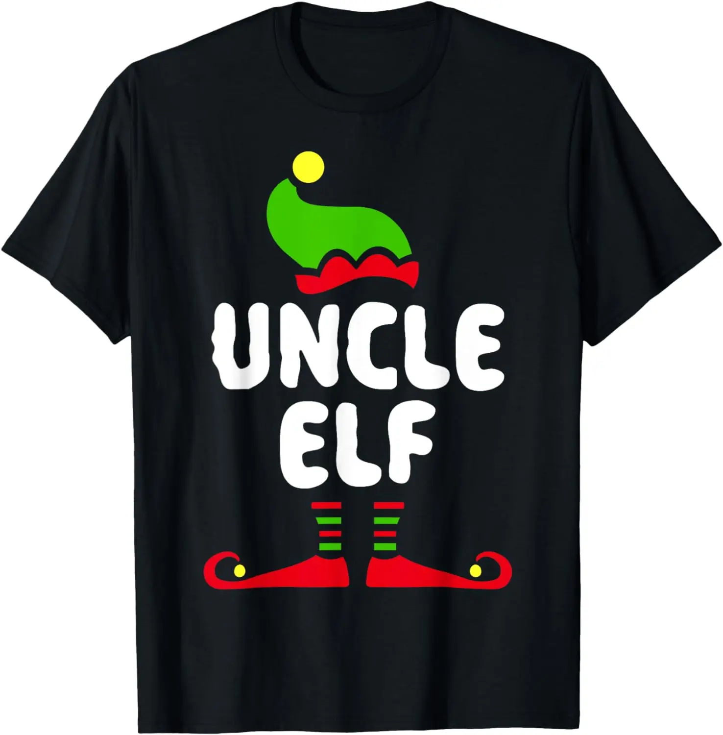 

Uncle Elf T-Shirt Matching Elf Uncle Christmas Shirt T-Shirt